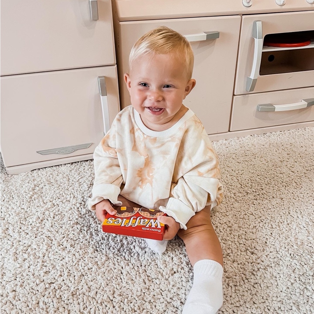 Orcas Lucille Golden Tie Dye Oversized Romper